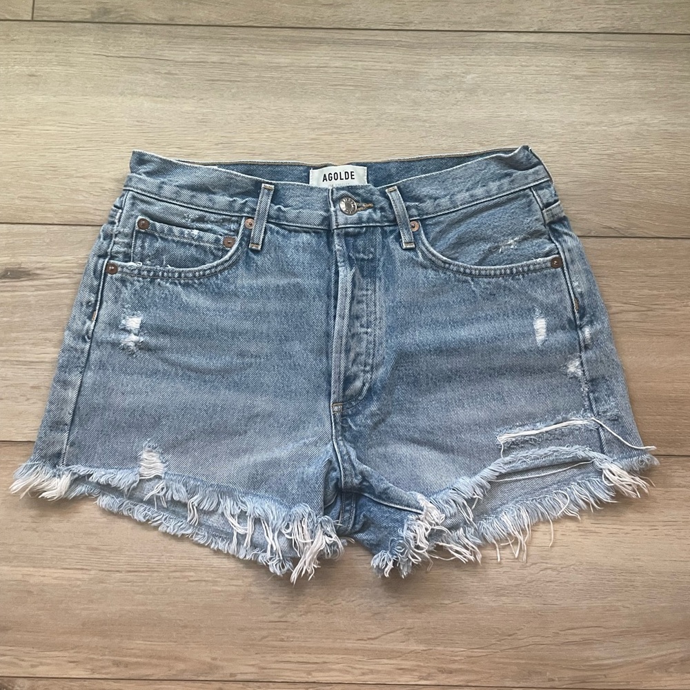 AGOLDE Parker Vintage Cut Off Short in Swapmeet